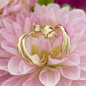 Boucles d’oreilles « MIMOSA » Or Jaune