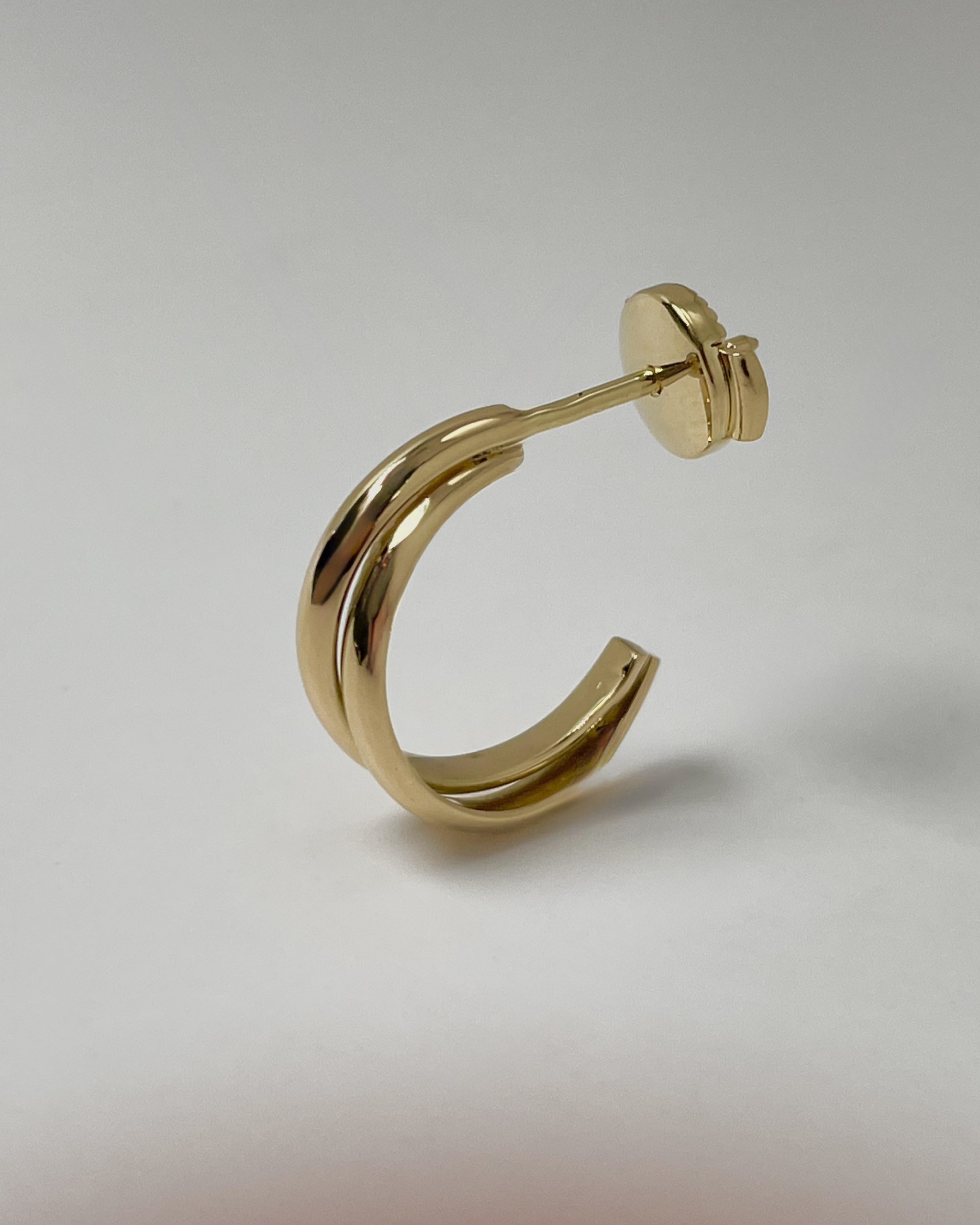 Boucles d'oreilles Mimosa Atelier joaillerie Artisan Joaillier Angers